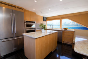 Roamin Holiday Galley low 300x200 Yachts